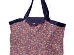 Sac cabas grand hippie fleurie