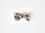 Barrette ruban leopard