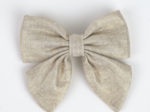 Barrette noeud papillon  lin pailleté