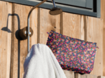 Trousse de toilette hippie fleurie