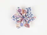 Barrette fleur étoile comptine ench. rose