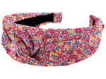Serre-tête Large Croisé cocktail de fleurs