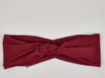 Bandeaux jersey tressé adulte bordeaux