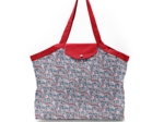 Sac cabas taille moyenne plissé london fleuri