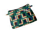 Mini pochette plissée carré d'art