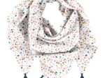 Foulard pompon bord de mer