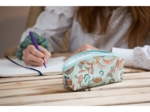 Trousse scolaire vert bohème