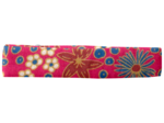 Barrette Croco Tissu badiane framboise
