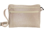 Base sac grande besace taupe argent