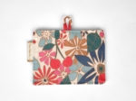 Porte badge cerise en fleur