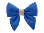 Barrette Mini Noeud Papillon bleu navy