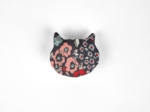 Barrette miaou jardin d'aurore