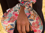Foulchie court cerise en fleur