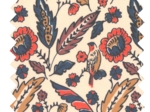 Tissu enduit au mètre plumes d'été