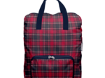 Sac à dos pliable Gaby tartan rouge