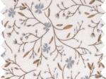 Tissu jersey fleuri bleu kaki