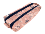 Trousse double compartiment oiseau bandana