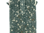 Pochette téléphone matelassée fleuri kaki