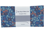 Coupon tissu 50 cm ex2245 badiane bleue