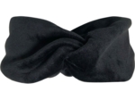 Bandeau croisé  velours noir