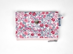 Mini pochette porte-monnaie rose grenadine