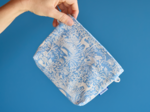 Mini pochette tissu toile de biche