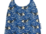 Serviette enfant élastique orque bleue