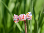 Petite barrette mini bonbon lianes printanieres