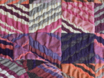 Tissu Jacquard zigzag pop