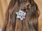 Barrette fleur étoile pastel fleuri