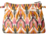 Mini pochette plissée ikat ocre