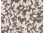 Tissu enduit  au mètre ex2582 feuillage encre anthracite