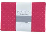 Coupon tissu 1 m plumetis rose fuchsia