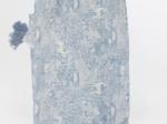 Foulard pompon toile de biche