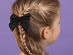 Barrette noeud papillon noir