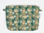 Pochette tissu safari kaki