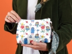 Pochette plissée petits monstres