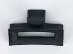 Grande pince rectangle noir mat