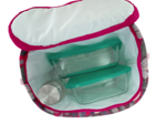 Sac Lunch Isotherme pavot  fuchsia