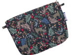 Mini pochette tissu nuit féline