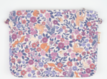 Pochette tissu comptine enchantée rose