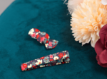 Petite barrette mini bonbon tapis rouge