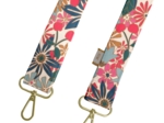 Bandoulière étroite cerise en fleur