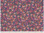 Coupon tissu 50 cm hippie fleurie