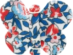 Barrette petit papillon london fleuri