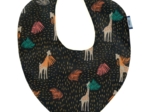 Bavoir bandana palma girafe