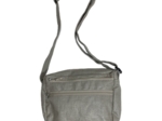 Base sac petite besace lin argenté