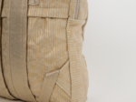 Sac à dos pliable Gaby velours côtelé large doré