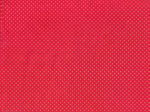 Tissu coton au mètre pois or rouge ex1023