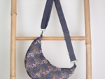 Sac demi lune petit  monet lilas